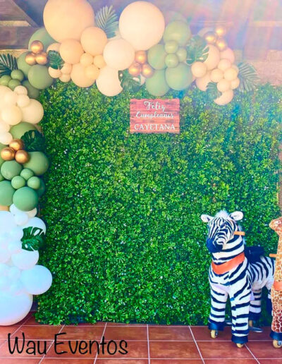 Decoración con globos para cumpleaños